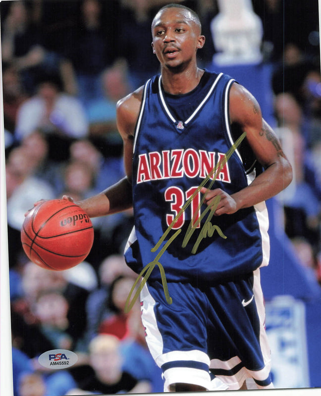 JASON TERRY signed 8x10 photo PSA/DNA Arizona Wildcats Autographed