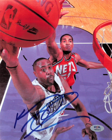 Kenny Thomas signed 8x10 photo PSA/DNA Sacramento Kings Autographed