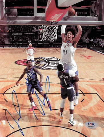 Jaxson Hayes Signed 8x10 Photo PSA/DNA New Orleans Pelicans Autographed