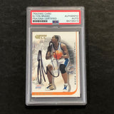 2002-03 Topps #36 Elton Brand Signed Card AUTO PSA Slabbed Clippers