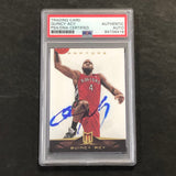 2012-13 Panini Momentum #281 Quincy Acy Signed Card AUTO PSA Slabbed Raptors