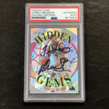 2000-01 Topps #HG8 Terrell Brandon Signed Card AUTO PSA/DNA Slabbed Timberwolves