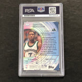 2000-01 Topps #HG8 Terrell Brandon Signed Card AUTO PSA/DNA Slabbed Timberwolves