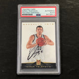 2012-13 Panini Momentum #26 Mirza Teletovic Signed Card AUTO PSA Slabbed Nets