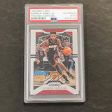 2019-20 Panini Prizm #150 Derrick Jones Jr. Signed Card AUTO PSA Slabbed Heat