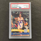 2010-11 Donruss Basketball #150 Jeff Teague Signed Card AUTO PSA Slabbed Hawks