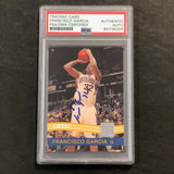 2010-11 Panini Donruss #222 Francisco Garcia Signed Card AUTO PSA/DNA Slabbed Kings