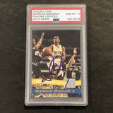 2010-11 Panini Donruss #74 Rodrigue Beaubois Signed Card AUTO PSA/DNA Slabbed Mavericks
