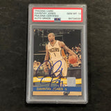 2010-11 Panini Donruss #60 Dahntay Jones Signed Card AUTO PSA Slabbed Pacers