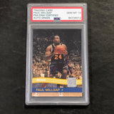 2010-11 Donruss Basketball #146 Paul Millsap Signed Card AUTO 10 PSA Slabbed Jazz