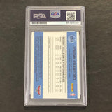 2010-11 Panini Donruss #254 Jordan Crawford Signed Card AUTO 10 PSA Slabbed Hawks