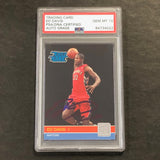 2010-11 DONRUSS RATED ROOKIE #240 ED DAVIS Signed Card AUTO 10 PSA Slabbed RC Raptors