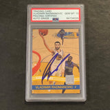 2010-11 Donruss #195 Vladimir Radmanovic Signed Card AUTO 10 PSA Slabbed Warriors