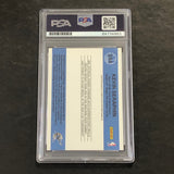 2010-11 Panini Donruss Rated Rookie #244 Kevin Seraphin Signed Card PSA Slabbed RC Wizards