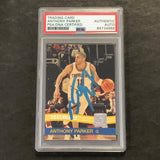 2010-11 Panini Donruss #50 Anthony Parker Signed Card AUTO PSA Slabbed Cavaliers