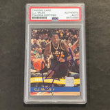 2010-11 Panini Donruss #144 C.J. Miles Signed Card PSA Slabbed Jazz