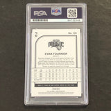 2019-20 Panini NBA Hoops #139 EVAN FOURNIER Signed Card AUTO PSA Slabbed Magic