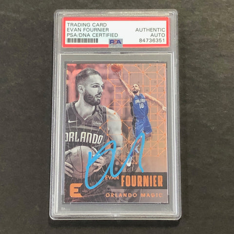 2017-18 Panini Essentials #65 EVAN FOURNIER Signed Card AUTO PSA Slabbed Magic