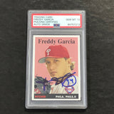 2007 Topps Heritage #354 Freddy Garcia Signed Card AUTO 10 PSA/DNA Slabbed Phillies