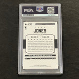 2015-16 NBA Hoops #293 Tyus Jones Signed Card AUTO PSA Slabbed RC Minnesota Timberwolves