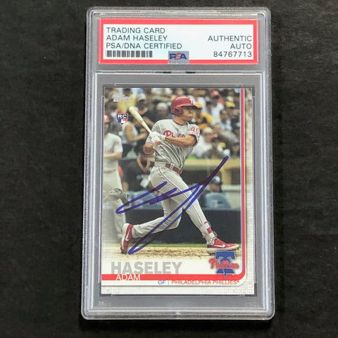 2019 Topps #US-139 Adam Haseley Signed PSA/DNA Slabbed Autographed AUTO Phillies