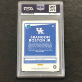 2021-22 Chronicles Draft Rated Rookie #50 Brandon Boston Jr Signed Card AUTO PSA Slabbed Kentucky