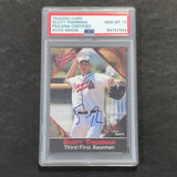 2000 Multi Aid Sports #52 Scott Thorman Signed Card AUTO 10 PSA Slabbed Braves