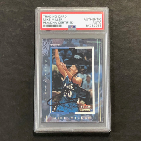 2001-02 Fleer Genuine #81 Mike Miller Signed Card AUTO PSA Slabbed Magic