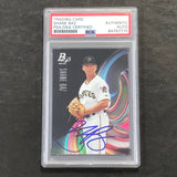 2018 Bowman Platinum #TOP-85 Shane Baz Signed Card PSA Slabbed Auto Pirates