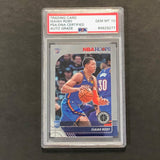 2019-20 Panini Hoops Premium Stock #234 Isaiah Roby Signed Card PSA Slabbed AUTO 10 Thunder