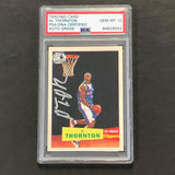 2007-08 Topps 50th Anniversary #124 Al Thornton Signed Card AUTO 10 PSA Slabbed RC Clippers