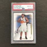 2008-09 SP Authentic #7 Al Jefferson Signed Card AUTO 10 PSA Slabbed Timberwolves