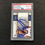 2009-10 Panini Studio #90 Devin Harris Signed Card AUTO 10 PSA Slabbed Nets