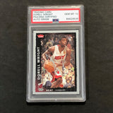 2008-09 NBA Fleer #100 Dorell Wright Signed Card AUTO 10 PSA Slabbed Heat