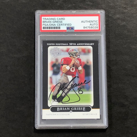 2005 Topps #307 Brian Griese Signed Card AUTO PSA Slabbed Bucs