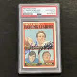 1972 Topps #4 Greg Landry/Bill Kilmer Signed Card PSA Slabbed AUTO Lions