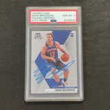 2019-20 Panini Mosaic #242 Ignas Brazdeikis Signed AUTO 10 PSA Slabbed RC Knicks