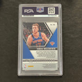 2019-20 Panini Mosaic #242 Ignas Brazdeikis Signed AUTO 10 PSA Slabbed RC Knicks