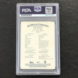 2011 Topps Allen & Ginter #231 C.J. Wilson Signed Card AUTO PSA Slabbed Rangers