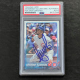 2015 Topps Future Stars #37 Arismendy Alcantara Signed Card PSA Slabbed Auto Cubs