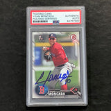 2016 Bowman RC #BP148 Yoan Moncada Signed Card PSA Slabbed Auto Red Sox