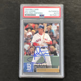 2009 Upper Deck #553 Jed Lowrie Signed Card PSA Slabbed Auto Red Sox