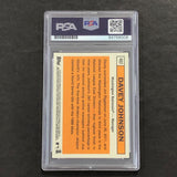 2012 Topps Heritage #402 Davey Johnson Signed Card AUTO PSA Slabbed Nationals