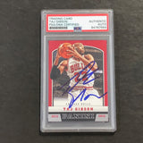 2012-13 Panini Basketball #160 Taj Gibson Signed Card AUTO PSA Slabbed Bulls