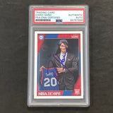 2016-17 NBA Hoops #299 Dario Saric Signed Card AUTO PSA Slabbed Philadelphia 76ers
