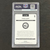 2016-17 NBA Hoops #299 Dario Saric Signed Card AUTO PSA Slabbed Philadelphia 76ers
