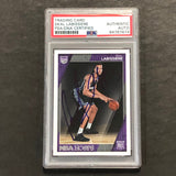 2016-17 NBA Hoops #284 Skal Labissiere Signed Card AUTO PSA Slabbed RC Kings