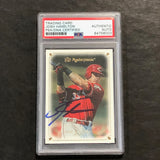 2007 UD Masterpiece #41 Josh Hamilton Signed Card PSA Slabbed Auto Reds