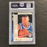 1994 UpperDeck #63 Donyell Marshall Signed Card AUTO PSA/DNA Slabbed Timberwolves