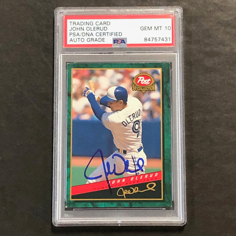 1994 Post Collection #24 John Olerud PSA/DNA Slabbed Autographed AUTO 10 Blue Jays